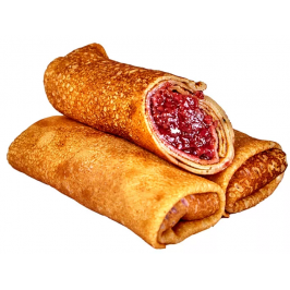 Блинчики с клубникой 