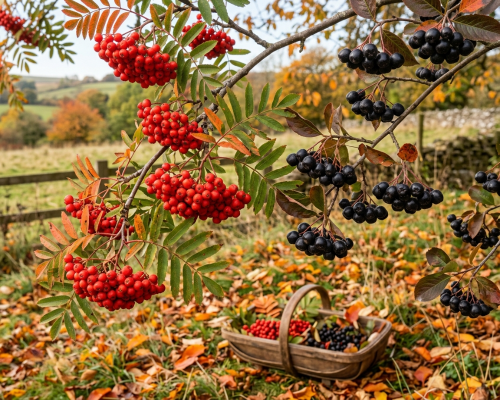 Черноплодная и красная рябина: отличия